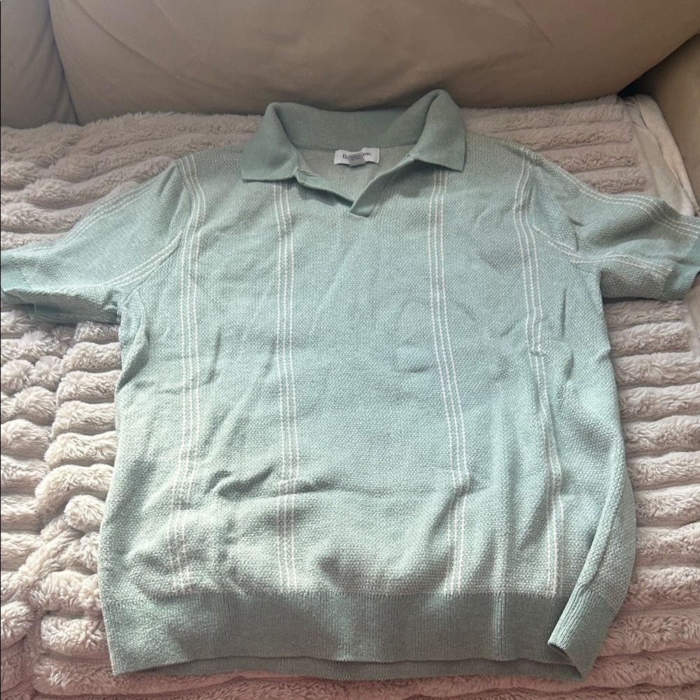 Goodfellow & Co Light Green Polo Shirt